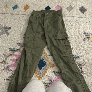 green cargo pants